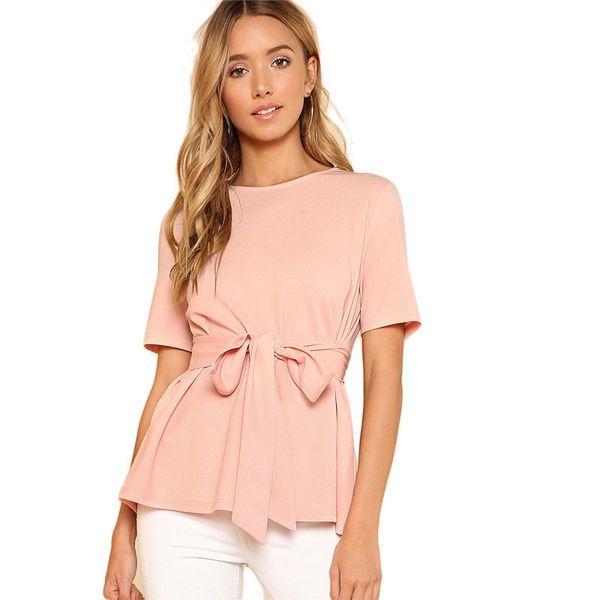 fashion vêtements de femme womens shirts women designer clothes t shirts summer round collar short sleeve girdle t-shirt women's crop, White
fashion vêtements de femme womens shirts women designer clothes t shirts summer round collar short sleeve girdle t-shirt women's crop, White