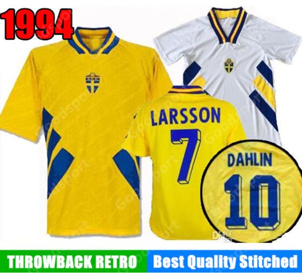 retro 1994 sweden soccer jersey 94 dahlin brolin larsson ingesson classic vintage football shirts calcio ibrahimovic 10 berg svensson 20, Black;yellow
retro 1994 sweden soccer jersey 94 dahlin brolin larsson ingesson classic vintage football shirts calcio ibrahimovic 10 berg svensson 20, Black;yellow