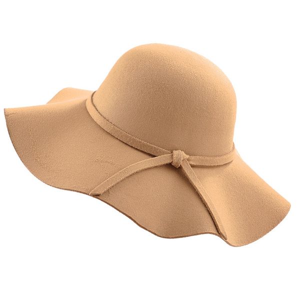 autumn winter wide brim hats for women girls vintage wool felt bowler fedoras solid floppy cloche cap homburg hat, Blue;gray
autumn winter wide brim hats for women girls vintage wool felt bowler fedoras solid floppy cloche cap homburg hat, Blue;gray