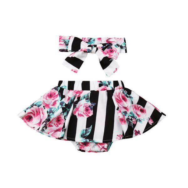 new 2pcs adorable toddler baby girl floral stripe tutu shorts headband outfits clothes, Black
new 2pcs adorable toddler baby girl floral stripe tutu shorts headband outfits clothes, Black