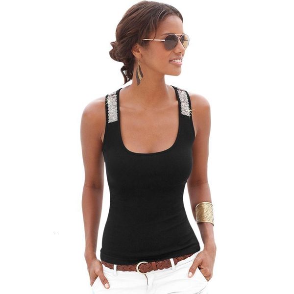 womens fashion tank good summer women vest sleeveless summer crop casual sequin stitching tank woman clothes, White
womens fashion tank good summer women vest sleeveless summer crop casual sequin stitching tank woman clothes, White