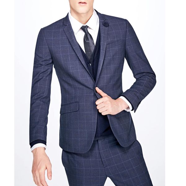 skinny suits men 2019 mens plaid suit business suit mens grooming wedding suit wedding costume for men 2 pcs (jacket+pants), White;black
skinny suits men 2019 mens plaid suit business suit mens grooming wedding suit wedding costume for men 2 pcs (jacket+pants), White;black