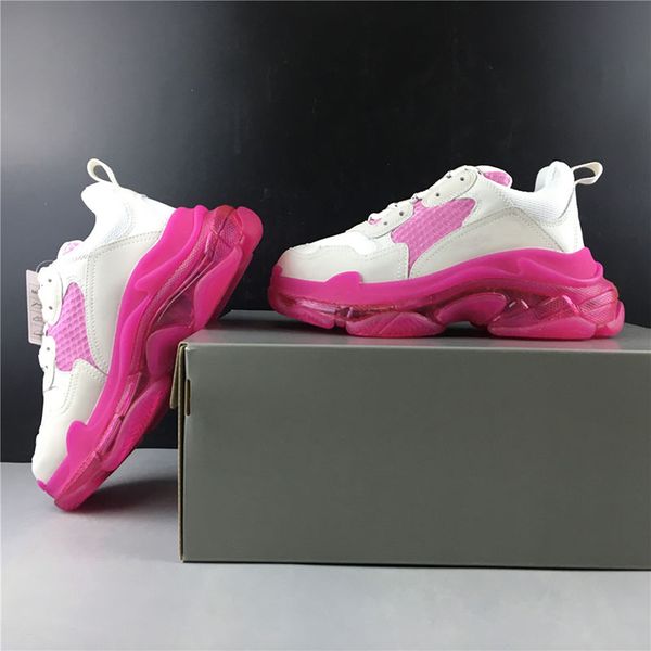 2020 luxury paris triple s 17fw dad run shoes pink white crystal fashion brand designer mens women casual clunky sneakers
2020 luxury paris triple s 17fw dad run shoes pink white crystal fashion brand designer mens women casual clunky sneakers