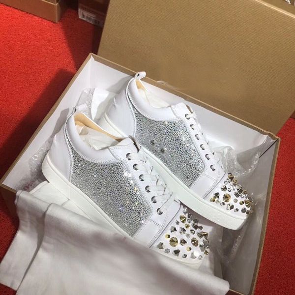 elegant junior strass sneakers low men's red bottom shoes fashion rhinestone red sole skateboarding popular style casual party, Black
elegant junior strass sneakers low men's red bottom shoes fashion rhinestone red sole skateboarding popular style casual party, Black