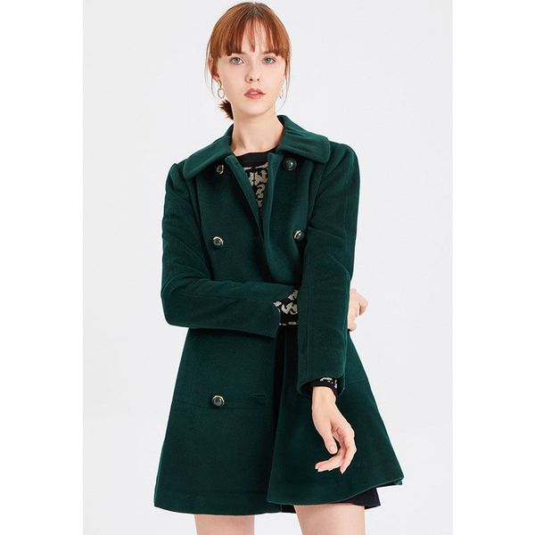 wool warm coat women double breasted dark green woman long coats 2019 winter warm windproof overcoats fashion female wool coat, Black
wool warm coat women double breasted dark green woman long coats 2019 winter warm windproof overcoats fashion female wool coat, Black