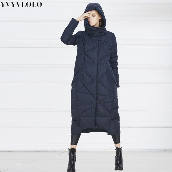 yvyvlolo 2018 new women's winter jackets female long hooded parka women coat thick warm casual plus size overcoat, Black
yvyvlolo 2018 new women's winter jackets female long hooded parka women coat thick warm casual plus size overcoat, Black