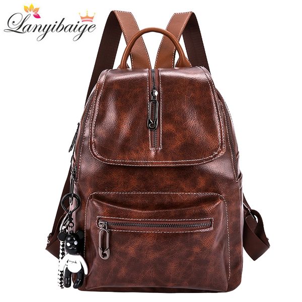 fashion ladies backpack leather women traveling backpack multifunction women shoulder bag large capacity school bag 
fashion ladies backpack leather women traveling backpack multifunction women shoulder bag large capacity school bag