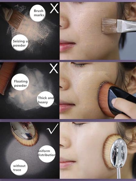 makeup tool brushes oval powder toothbrush foundation brushes apply evenly to face soft smooth brush bb cream no brushing marks
makeup tool brushes oval powder toothbrush foundation brushes apply evenly to face soft smooth brush bb cream no brushing marks