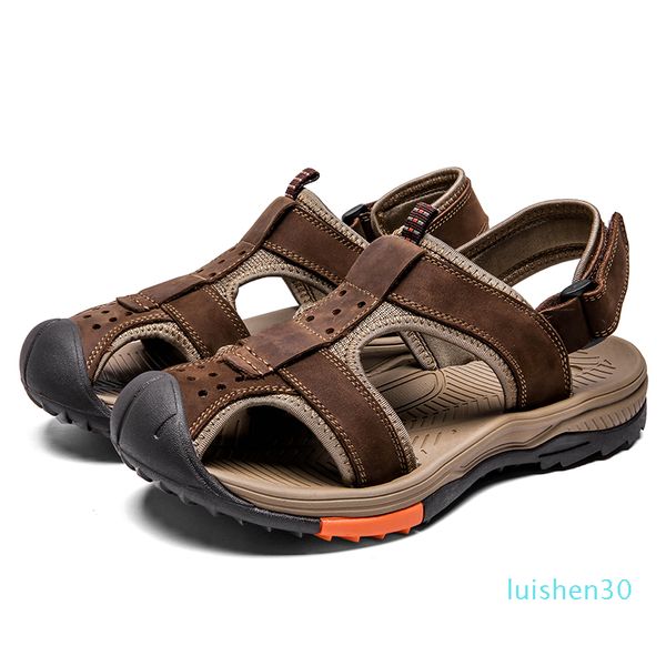 men summer genuine leather sneakers harajuku slippers outdoor sport casual shoes male flats loafers breathable slip on footwear l30, Black
men summer genuine leather sneakers harajuku slippers outdoor sport casual shoes male flats loafers breathable slip on footwear l30, Black