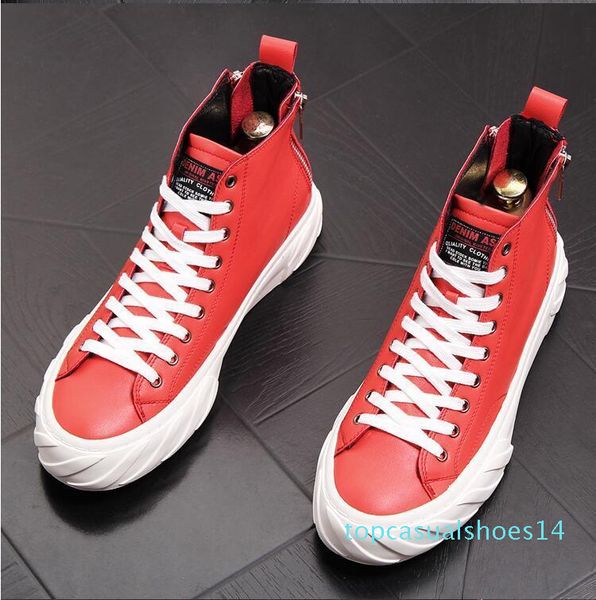2019 fashion men casual shoes high men vulcanized shoes platform sneakers quality men sneakers masculinas t14, Black
2019 fashion men casual shoes high men vulcanized shoes platform sneakers quality men sneakers masculinas t14, Black