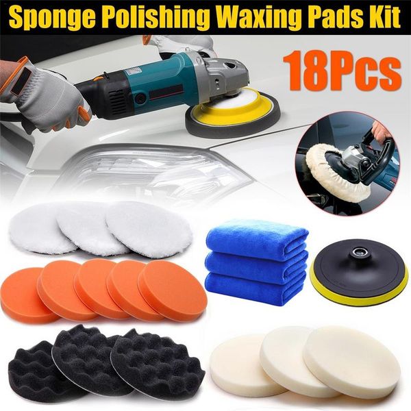 18 pcs/set car polishing sponge pad waxing polishing wheel wool ball tool car paint care
18 pcs/set car polishing sponge pad waxing polishing wheel wool ball tool car paint care