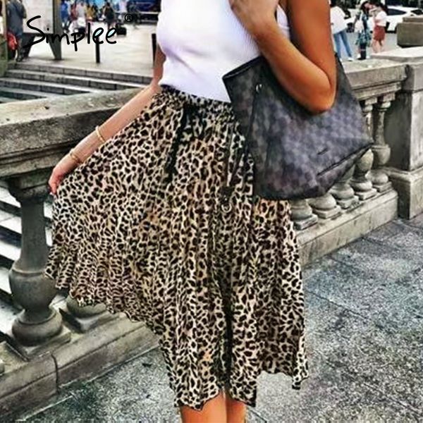 simplee vintage leopard print pleated skirts women punk rock korean skirt streetwear drawstring elastic waist ladies midi skirts, Black
simplee vintage leopard print pleated skirts women punk rock korean skirt streetwear drawstring elastic waist ladies midi skirts, Black