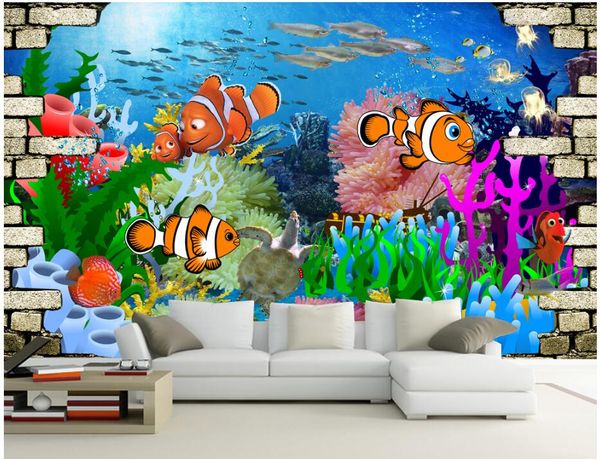 wdbh custom p 3d wallpaper dream children's room fish brick wall underwater world home decor 3d wall murals wallpaper for walls 3 d
wdbh custom p 3d wallpaper dream children's room fish brick wall underwater world home decor 3d wall murals wallpaper for walls 3 d