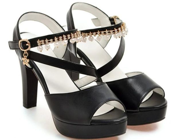 2019 women's sandals in summer with new style high heel coarse heel waterproof table @21, Black
2019 women's sandals in summer with new style high heel coarse heel waterproof table @21, Black