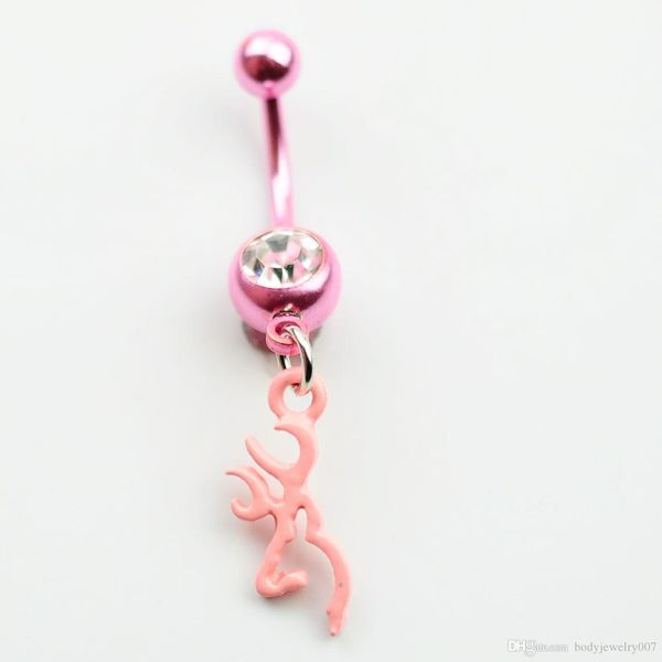 d0068-1 ( 5 colors ) browning deer belly button navel rings body piercing jewelry dangle fashion charm cz stone 10pcs lot, Silver
d0068-1 ( 5 colors ) browning deer belly button navel rings body piercing jewelry dangle fashion charm cz stone 10pcs lot, Silver