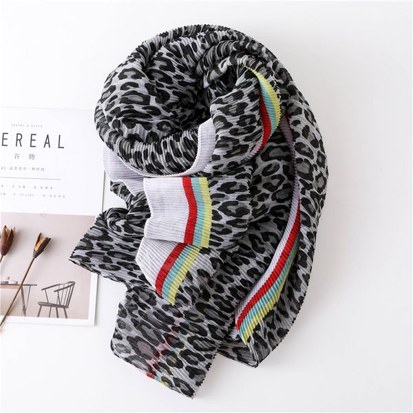 2018 fashion women leopard crinkle scarves and shawl ripple crumple ripple wrap muslim hijab muffler 4 color ing
2018 fashion women leopard crinkle scarves and shawl ripple crumple ripple wrap muslim hijab muffler 4 color ing