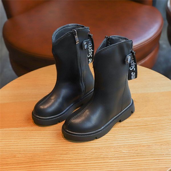 children boots plus velve winter warm kids short boots solid color pu leather fashion ankle booties knight style sz189, Black;grey
children boots plus velve winter warm kids short boots solid color pu leather fashion ankle booties knight style sz189, Black;grey