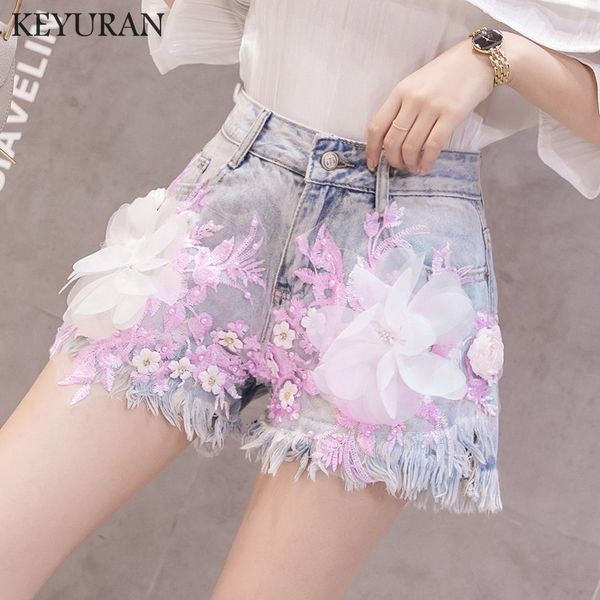 new summer casual women female high waist ripped hole pearls embroidery flower denim shorts woman wide leg tassel jeans shorts, White;black
new summer casual women female high waist ripped hole pearls embroidery flower denim shorts woman wide leg tassel jeans shorts, White;black