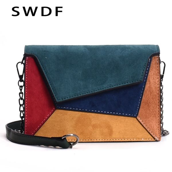 swdf 2020 new bags woman punk colorful shoulder bags girl bolsa patchwork messenger ladies letter pendant bag
swdf 2020 new bags woman punk colorful shoulder bags girl bolsa patchwork messenger ladies letter pendant bag