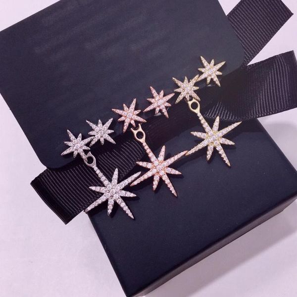 2020 high fashion dangle star earrings fine jewelry for women party wedding tassels earrings rose gold silver color 
2020 high fashion dangle star earrings fine jewelry for women party wedding tassels earrings rose gold silver color