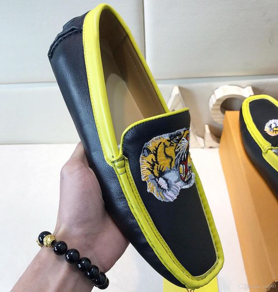 2019 new italian peas shoes, leather mens fashion casual shoes, mens nonslip driving shoes with original packaging qt, Black
2019 new italian peas shoes, leather mens fashion casual shoes, mens nonslip driving shoes with original packaging qt, Black