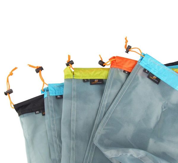 10pcs storage bag outdoor camping sports ultralight mesh stuff sack drawstring tavel kits down sleeping bag compression mesh bag
10pcs storage bag outdoor camping sports ultralight mesh stuff sack drawstring tavel kits down sleeping bag compression mesh bag