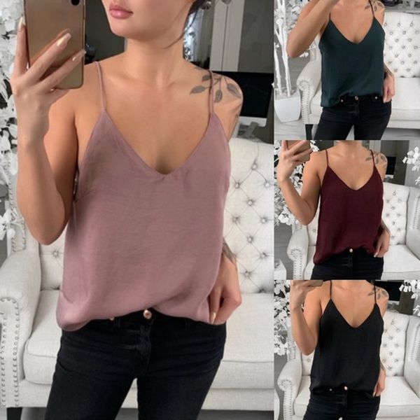 women fashion sleeveless v-neck casual summer solid loose shirt vest ladies for summer plus size ladies, White
women fashion sleeveless v-neck casual summer solid loose shirt vest ladies for summer plus size ladies, White