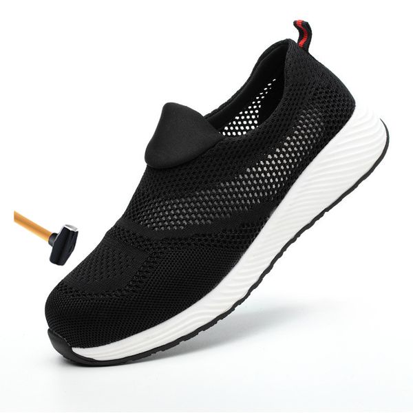 new men safety shoes breathable men sneakers outdoor steel toe shoes work safety boot puncture proof boots indestructible, Black
new men safety shoes breathable men sneakers outdoor steel toe shoes work safety boot puncture proof boots indestructible, Black