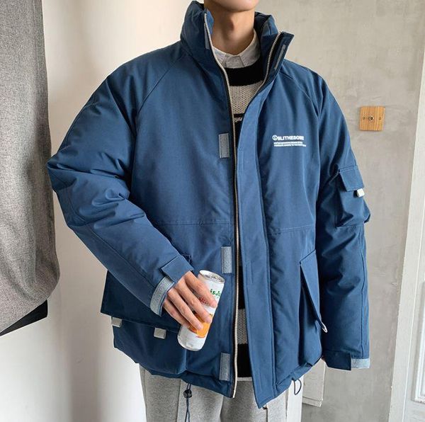 hcbless winter new heavy work men's cotton coat japanese leisure port wind bread down cotton men's jacket, Black
hcbless winter new heavy work men's cotton coat japanese leisure port wind bread down cotton men's jacket, Black