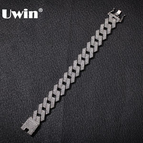 uwin 20mm miami prong cuban link bracelet 3 row full iced out rhinestones 7inch 8inch bracelet mens hiphop jewelry, Golden;silver
uwin 20mm miami prong cuban link bracelet 3 row full iced out rhinestones 7inch 8inch bracelet mens hiphop jewelry, Golden;silver
