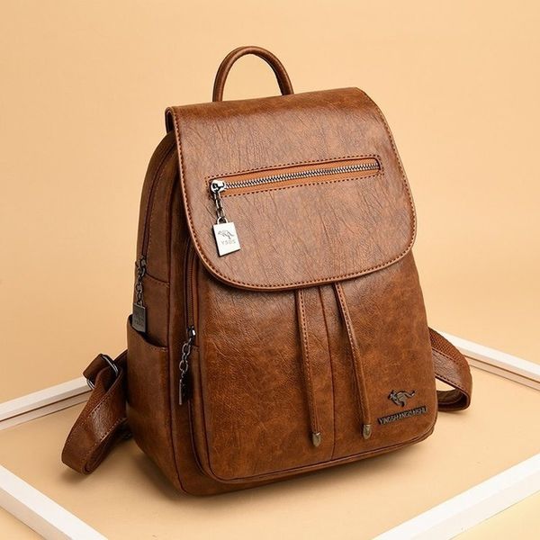 2020 new backpack female waterproof wear-resistant pu soft leather backpack college style student bag outdoor travel bag
2020 new backpack female waterproof wear-resistant pu soft leather backpack college style student bag outdoor travel bag