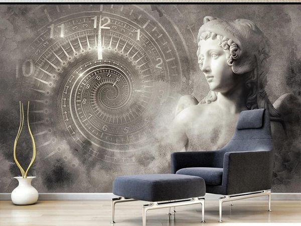 домашний декор пользовательский большой настенная 3d обои современный творческий 3d расширение пространства часов статуя телевизора обратно
домашний декор пользовательский большой настенная 3d обои современный творческий 3d расширение пространства часов статуя телевизора обратно