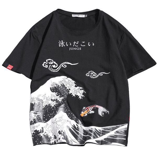 men anime print oversized t-shirt hip hop cotton tshirt o neck summer japanese male causal tshirts 5xl fashion loose tees, White;black
men anime print oversized t-shirt hip hop cotton tshirt o neck summer japanese male causal tshirts 5xl fashion loose tees, White;black