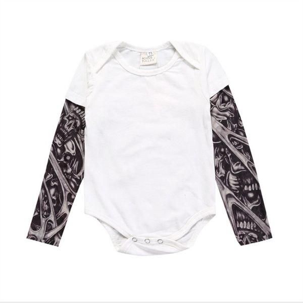 Tattoo Print Baby Fashion Rompers Newborn Boys Girls Patchwork Sleeve Jumpsuit Cotton One-piece Outfit Toddler Baby Playsuit New
Tattoo Print Baby Fashion Rompers Newborn Boys Girls Patchwork Sleeve Jumpsuit Cotton One-piece Outfit Toddler Baby Playsuit New