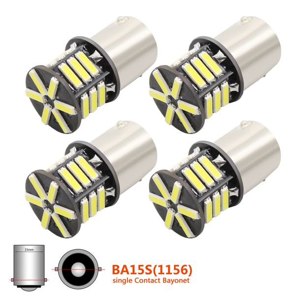 4pcs s25 1156 ba15s 1157 bay15d 21 smd 7020 7014 led t20 7440 7443 car turn signal tail brake light bulb lamp white 12v
4pcs s25 1156 ba15s 1157 bay15d 21 smd 7020 7014 led t20 7440 7443 car turn signal tail brake light bulb lamp white 12v