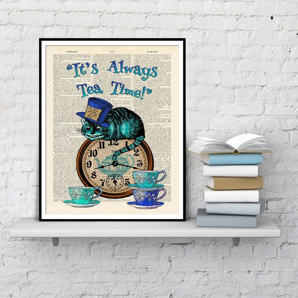 its always time dictionary art painting alice in wonderland cat home decoration posters and prints canvas painting
its always time dictionary art painting alice in wonderland cat home decoration posters and prints canvas painting