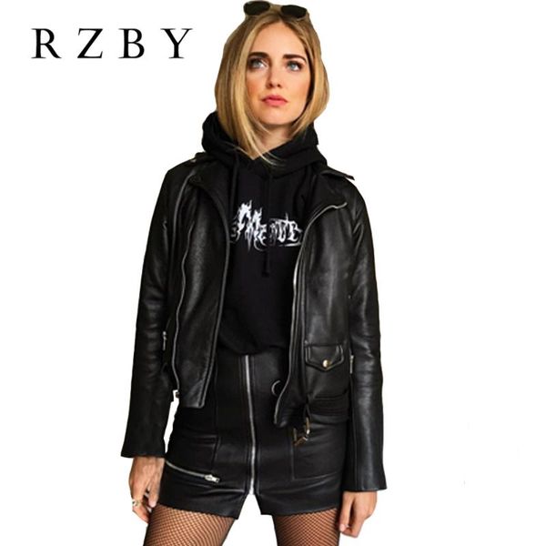 rzby women genuine leather jacket fashion real sheepskin coat rivet motorcycle biker jacket female sheep leather coat xs-3xl, Black
rzby women genuine leather jacket fashion real sheepskin coat rivet motorcycle biker jacket female sheep leather coat xs-3xl, Black