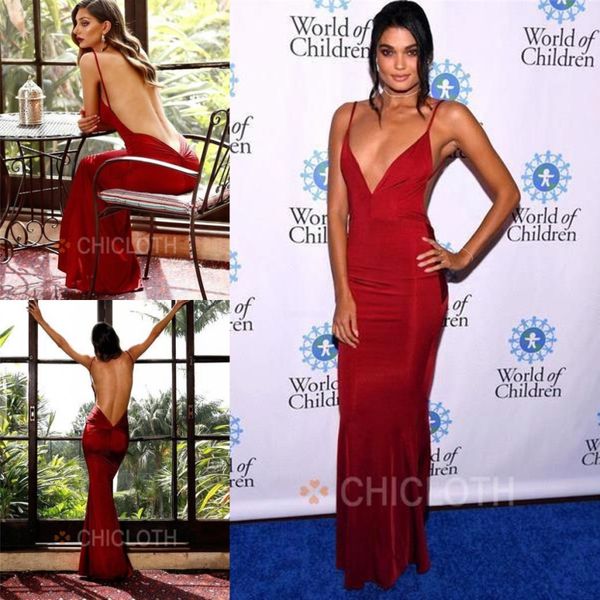 dark red evening dresses formal open back sheath spaghetti straps women occasion celebrity gowns party prom wears bc1403, Black;red
dark red evening dresses formal open back sheath spaghetti straps women occasion celebrity gowns party prom wears bc1403, Black;red
