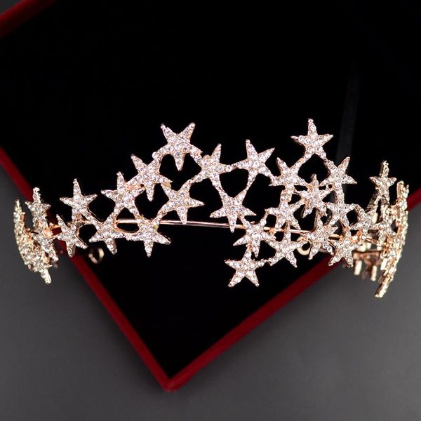 2019 new fashion baroque crystal ab bridal crown tiaras light gold diadem tiaras for women bride wedding hair accessories, Golden;white
2019 new fashion baroque crystal ab bridal crown tiaras light gold diadem tiaras for women bride wedding hair accessories, Golden;white