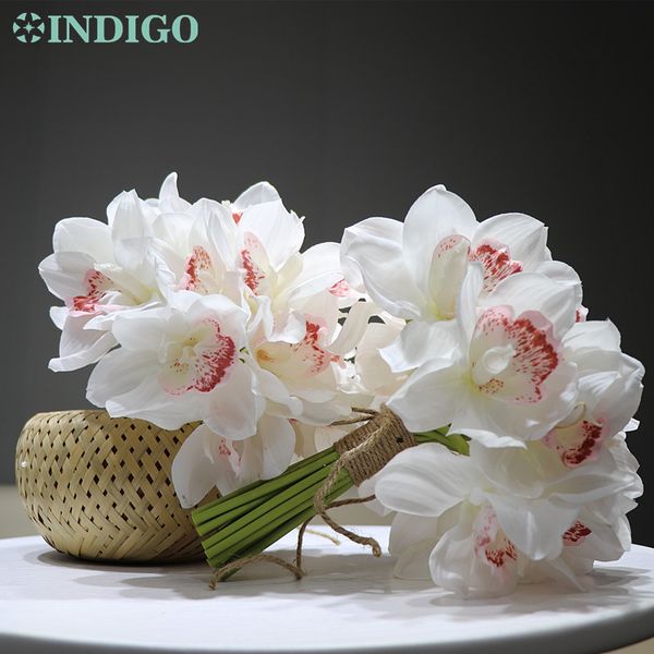 indigo - 20pcs/bundle white cymbidium orchids new style banquet real touch flower wedding bride p background ing
indigo - 20pcs/bundle white cymbidium orchids new style banquet real touch flower wedding bride p background ing