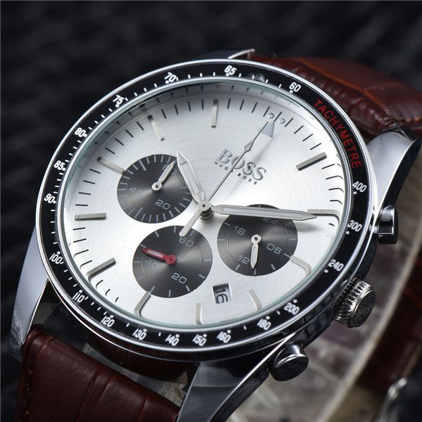 2020 new big-boss watches fashion casual watch luxury men 43mm wristwatches skillful all functions can work designer auto date watches gift, Slivery;brown
2020 new big-boss watches fashion casual watch luxury men 43mm wristwatches skillful all functions can work designer auto date watches gift, Slivery;brown