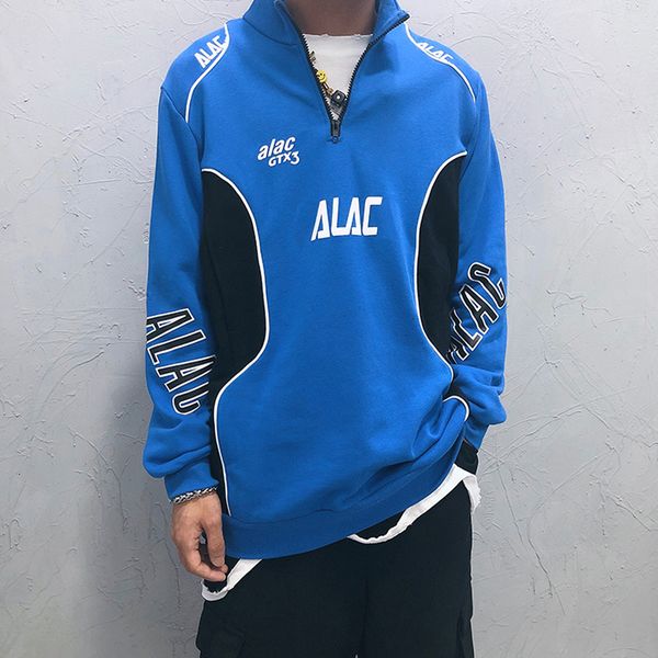 19fw alac треугольник геометрической щитовая печать мода zipper пуловер толстовка street casual дизайнер мужчины женщина спорт толстовка, Black
19fw alac треугольник геометрической щитовая печать мода zipper пуловер толстовка street casual дизайнер мужчины женщина спорт толстовка, Black