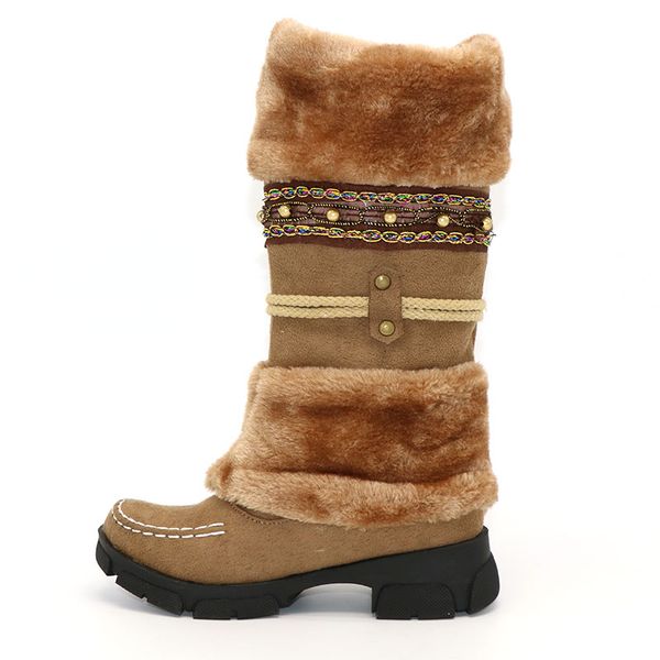 coolcept fashion bohemia snow boots woman high heels plush fur inside warm winter shoes women platform knee high botas size35-43, Black
coolcept fashion bohemia snow boots woman high heels plush fur inside warm winter shoes women platform knee high botas size35-43, Black