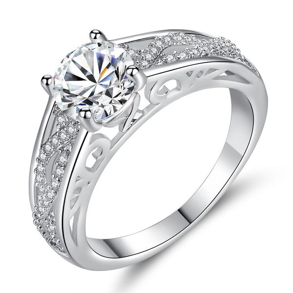 2019 ring women creative hollowed zircon copper ring female jewelry anniversary gift fashion accessoreis womans rings r1161, Silver
2019 ring women creative hollowed zircon copper ring female jewelry anniversary gift fashion accessoreis womans rings r1161, Silver