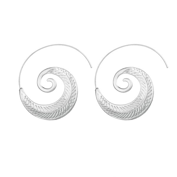 european and american new oval spiral earrings exaggerated swirl gear shape leaf shape retro ear jewelry, Golden;silver
european and american new oval spiral earrings exaggerated swirl gear shape leaf shape retro ear jewelry, Golden;silver