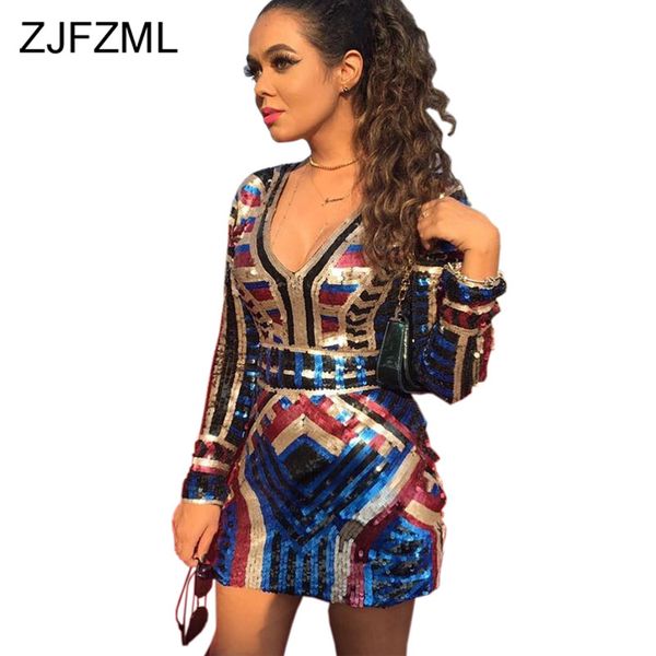 v neck colorful sequin dress women long sleeve high waist short autumn dress party night club bodycon package hip, Black;gray
v neck colorful sequin dress women long sleeve high waist short autumn dress party night club bodycon package hip, Black;gray