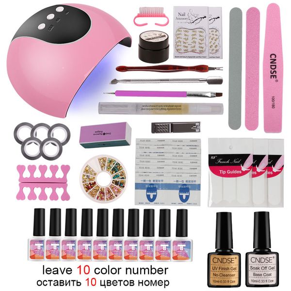 full manicure set with lamp nail kit 24w uv led lamp for nail art sets 10ml uv temperature change gel set tools for manicure
full manicure set with lamp nail kit 24w uv led lamp for nail art sets 10ml uv temperature change gel set tools for manicure