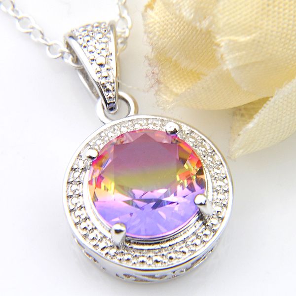 luckyshine 5 pcs fashion elegant jewelry pendant multi-color bi colored tourmaline gems women silver pendant necklace holiday gift with chai
luckyshine 5 pcs fashion elegant jewelry pendant multi-color bi colored tourmaline gems women silver pendant necklace holiday gift with chai
