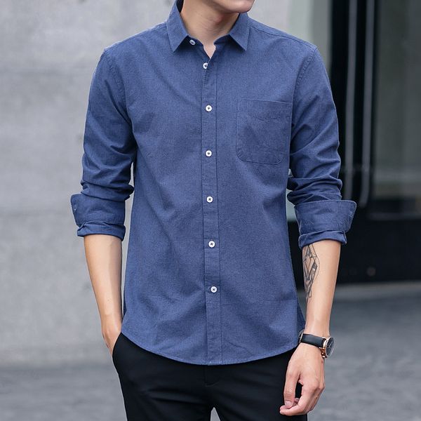 hcxy mens shirts spring and autumn long-sleeved shirt for men korean slim business casual shirt male, White;black
hcxy mens shirts spring and autumn long-sleeved shirt for men korean slim business casual shirt male, White;black