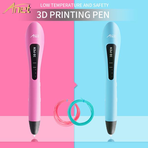 anet 3d pen led indicators low temperature 3d drawing printing pen 1.75mm 5mx2 pcl filament refills diy creative gift for kids, Black;red
anet 3d pen led indicators low temperature 3d drawing printing pen 1.75mm 5mx2 pcl filament refills diy creative gift for kids, Black;red